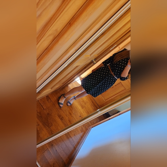 𝒫ℴ𝓁𝒸𝒶 𝒟ℴ𝓉𝓉ℯ𝒹 ℬ𝓁𝒶𝒸𝓀 𝒟𝓇ℯ𝓈𝓈 - Picture 1 of 5